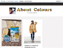 Tablet Screenshot of aboutcolours.com